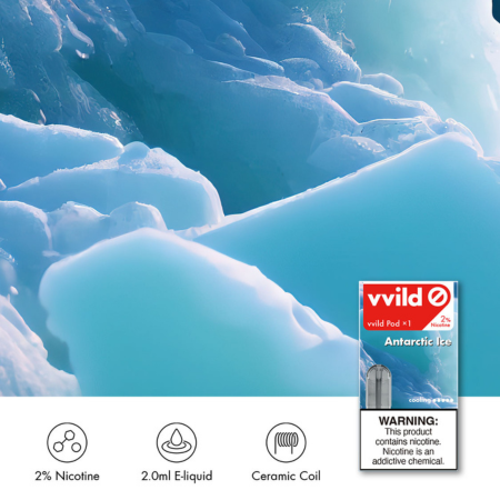 Vvild V6 Pods【Antarctic Ice】